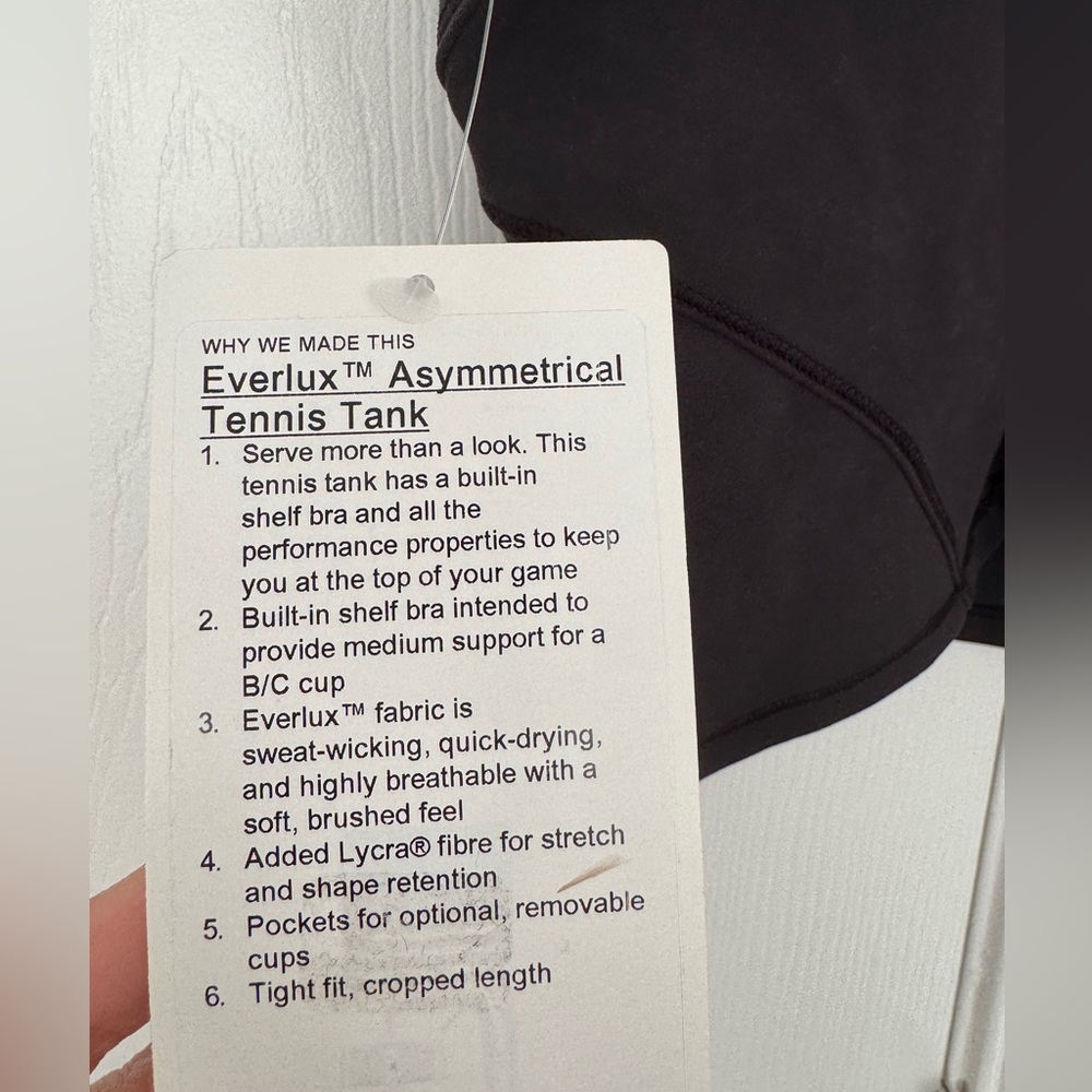 Lululemon Asymmetrical Tank - Picture 3 of 3